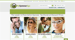 Desktop Screenshot of myeyewear2go.com